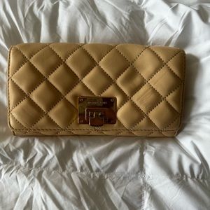 Tan Michael Kors wallet